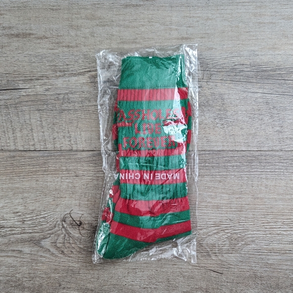 Assholes Live Forever Linda Finegold ALF Socks - Picture 1 of 3